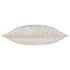 Lanzo Cut Velvet Piped Cushion Moonbeam